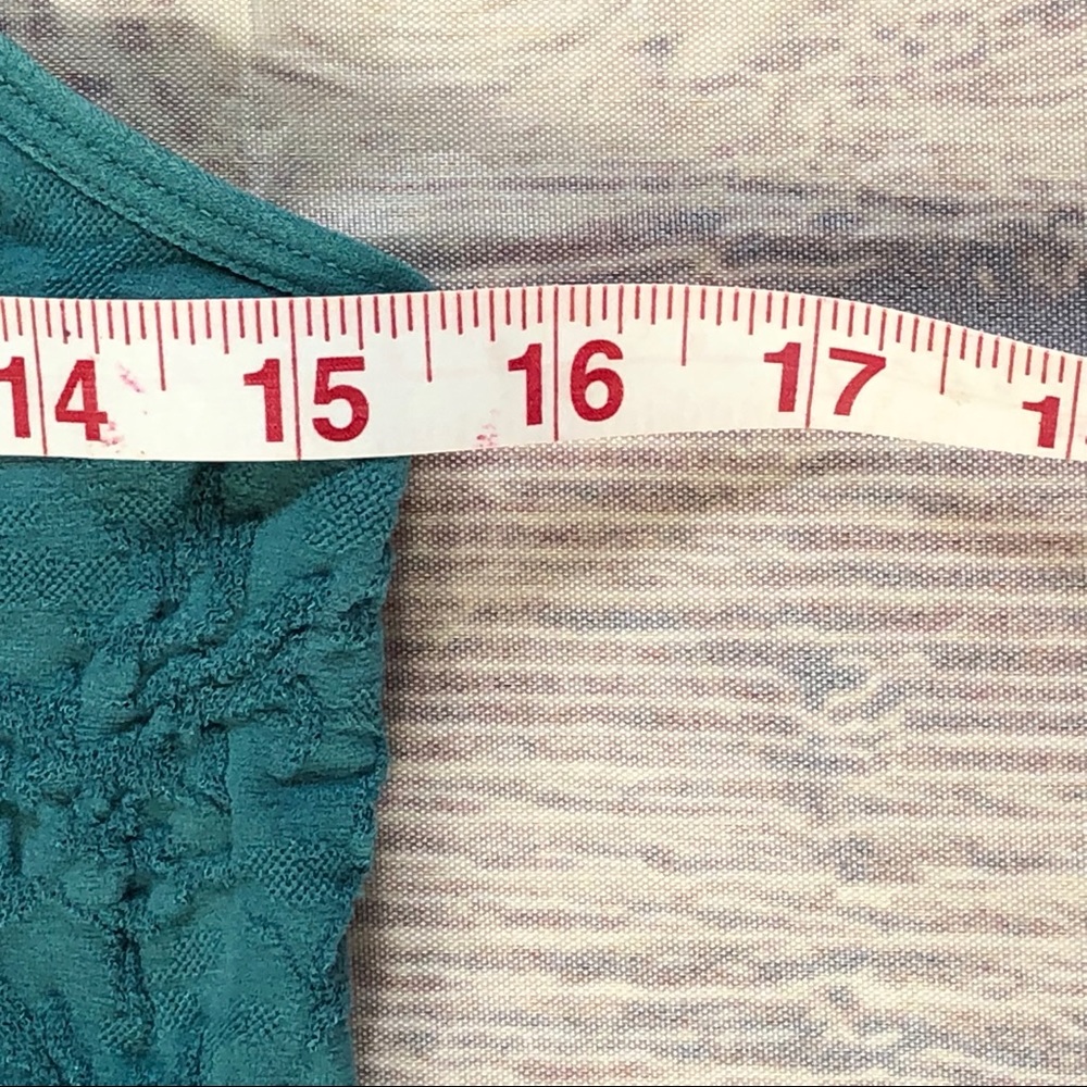 Anthropologie Teal Green Camisole Size Medium - Picture 6 of 10